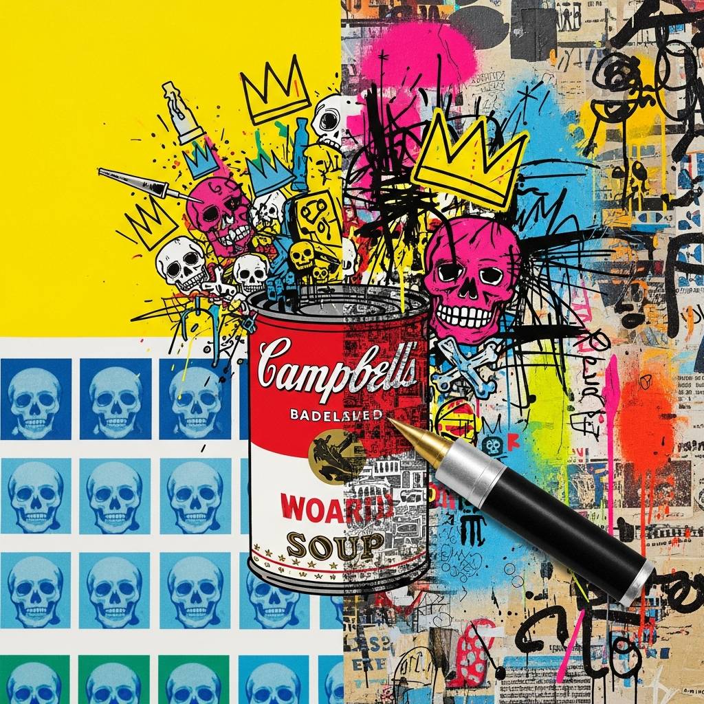 viewpath20260220_045005_894f9ed11b914c53822bbebc45a3fa1f ウォーホルからバスキアまで:ポップアートが社会に与えた衝撃と影響